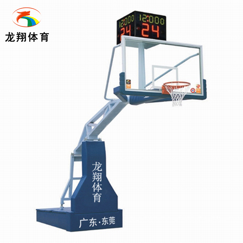 高 檔電動(dòng)液壓籃球架